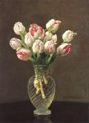 Otto Scholderer Tulpen in hohem Glas china oil painting artist